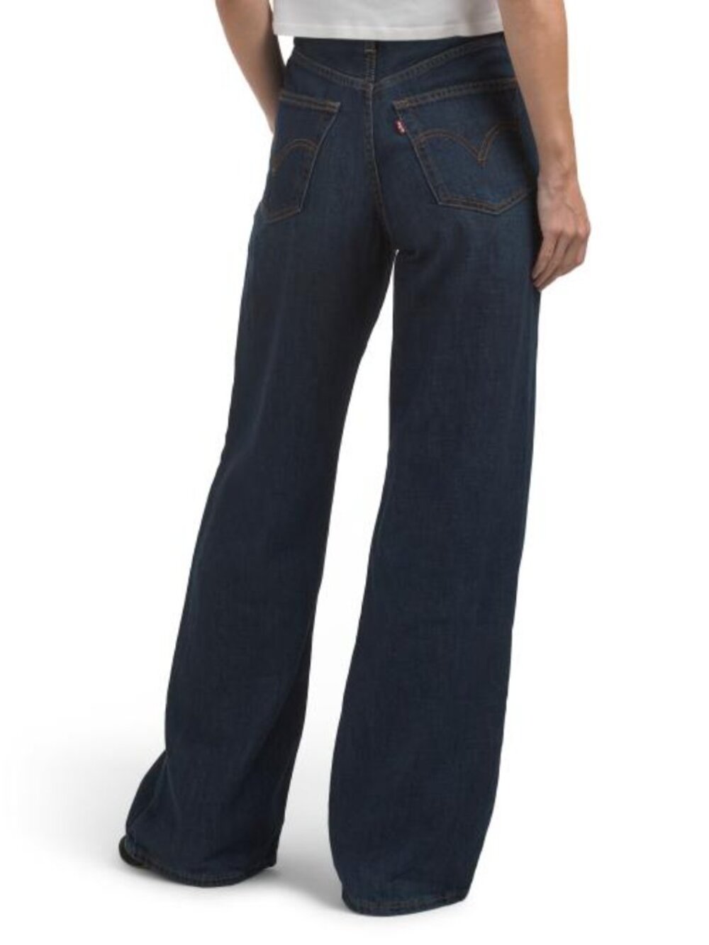 LEVIS Linen Blend Ribcage Wide Leg Jeans - Picture 2 of 4